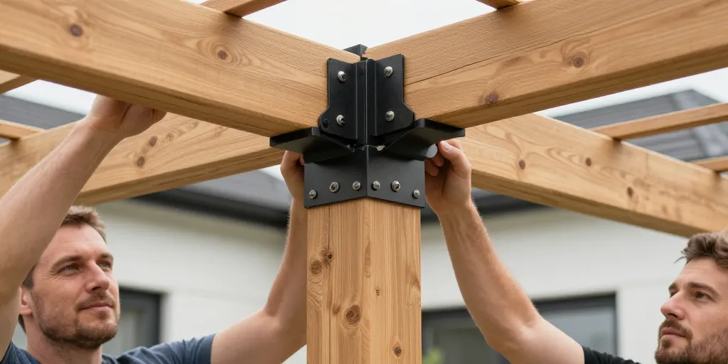 connecteur pergolas